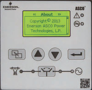 ASCO D03ATSA30104NG0F CONTROL PANEL